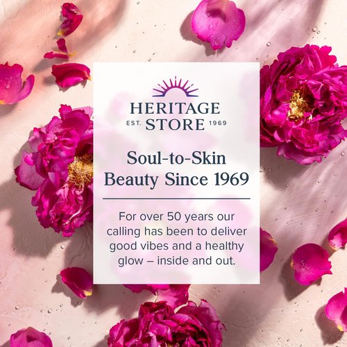 Heritage Store Rosewater & Glycerin Facial Mist - Hydrating Spray for Dry Skin - 12 FL OZ, Alcohol-Free