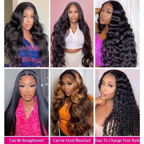 4x4 Body Wave Closure Human Hair 20 Inch HD Lace Closure 10A Brazilian Body Wave Virgin Hair Transparent Lace Closure Pre Plucked with Baby Hair Free Part