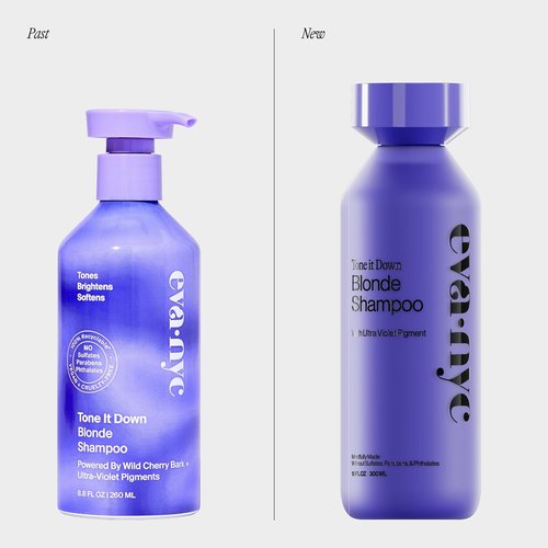Eva NYC Purple Shampoo - Gentle Anti-Brass Formula for Blonde, Gray & Lightened Hair - 10 fl oz