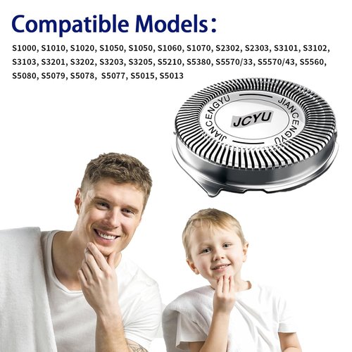 Philips Norelco SH30 Replacement Shaver Heads - 6 Pack Compatible with Series 3000, 2000, 1000