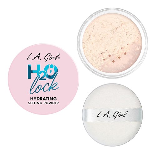 L.A. Girl H2O Lock Hydrating Setting Powder - Long-Lasting, Lightweight Formula | 0.35 oz