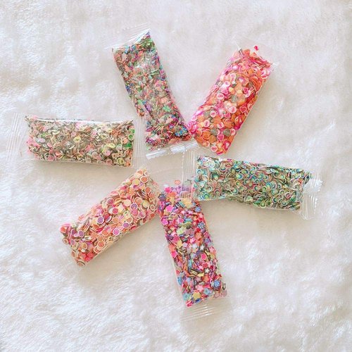 NAIL ANGEL 18bags Different Design Mix Bag Polymer Clay Slices Fruit Cake Flower Etc Shapes Mix 10051