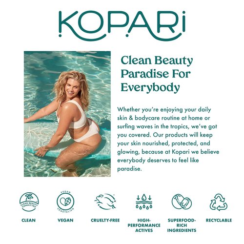 Kopari Sun Shield On-The-Glow Sheer Sunscreen Stick SPF 40, Sweat and Water Resistant Roll On Sunscreen For Face and Body with Vitamin E and Bisobolol, 1oz