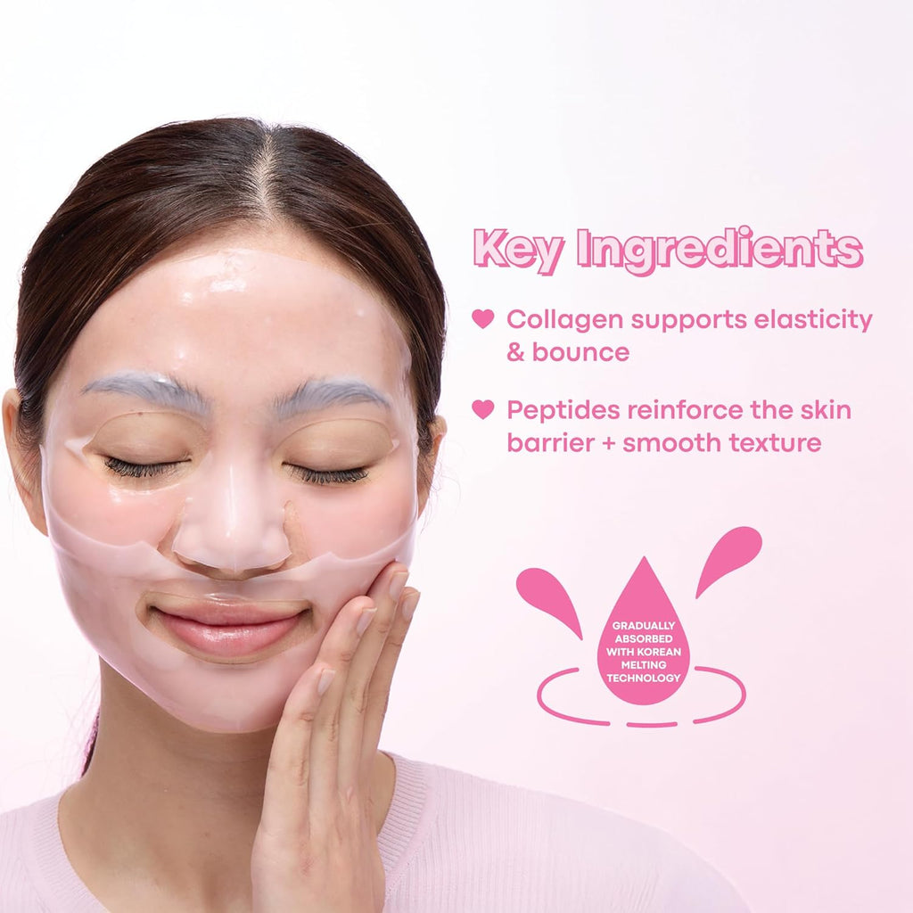 TONYMOLY Hydrogel Face Mask - Firming Overnight Treatment with Collagen & Peptides | 1 Sheet