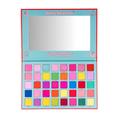 KimChiChic Beauty Holy Sharts Eyeshadow Palette - Bright Colors, Blendable, Long Lasting, Cruelty Free, Multicolor, It’s So Effin Bright 40 Color