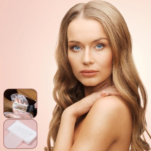 Skiennix 120 Pcs Hair Perm Papers - High Temperature Resistant Curling Sheets for Salon Use
