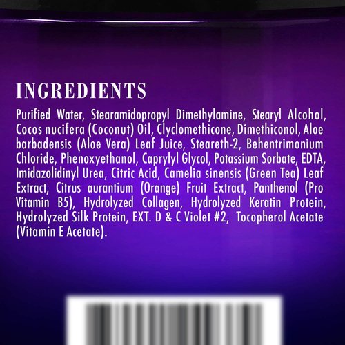 Botanic Hearth Purple Hair Mask - Sulfate & Paraben Free Treatment for Blonde, Silver & Gray Hair | 8 Fl Oz