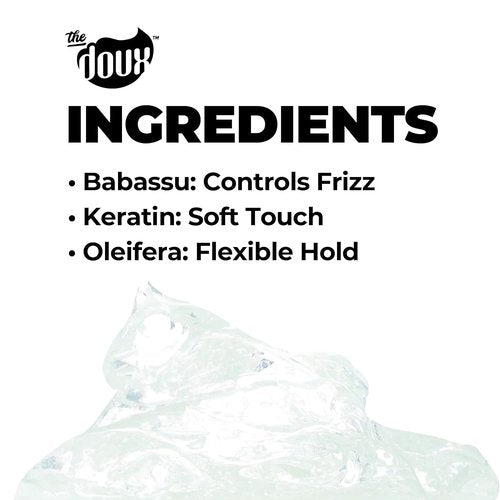 Doux BIG POPPA Curl Defining Gel - Frizz Control & Soft Hold with Babassu Oil for Curly Hair