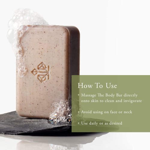 Caldera + Lab Exfoliating Soap Bar - Certified Vegan, Organic Formula with Antioxidant Botanicals