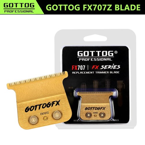 GOTTOG FX707Z Replacement Blades - Zero-Gapped Compatible with FX787 & FX726 Trimmers - Gold