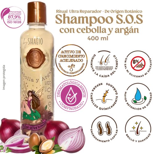 RITUALBOTANICO | S.O.S. Growth Accelerator Kit - Onion & Argan Shampoo + Intensive PLEX Treatment with Banana & Avocado - 100% Colombian