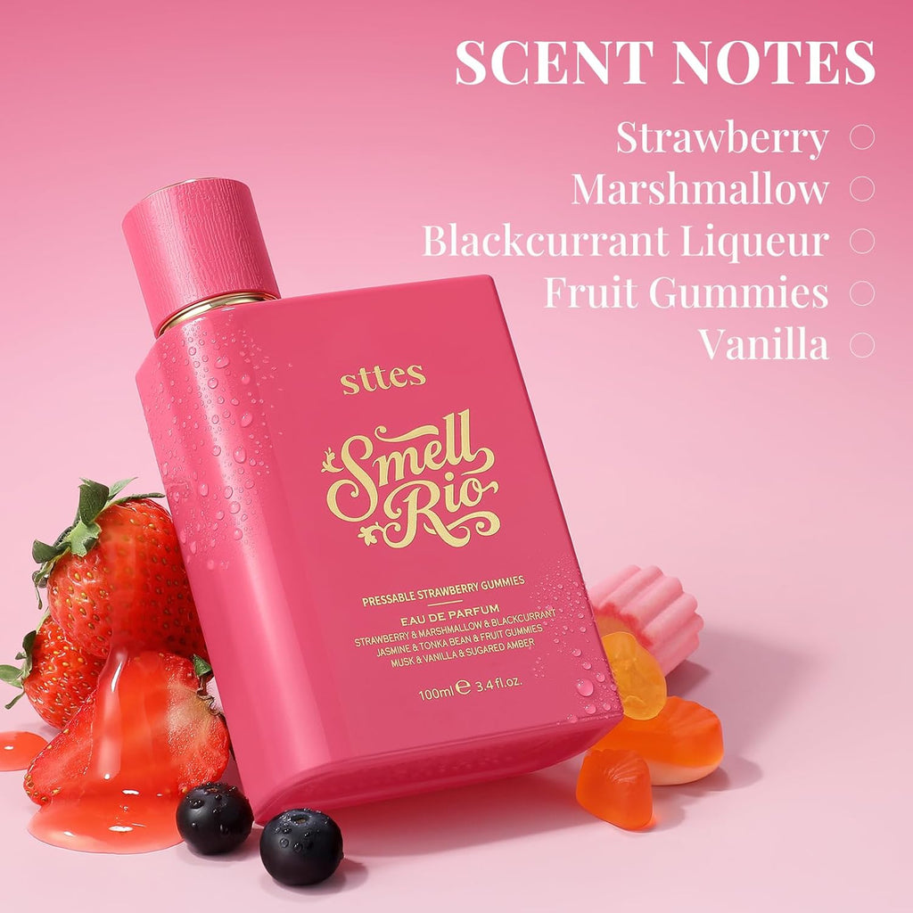 Sttes Smell Rio Perfume - Long-Lasting Hair Perfume for Women | Strawberry, Candy & Vanilla 100ml