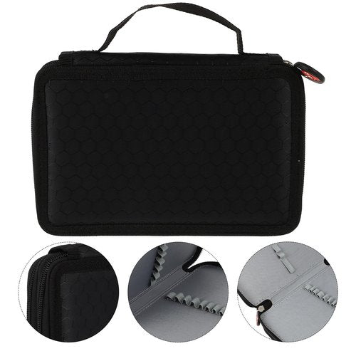 Nail Tool Organizer Bag Small Art Makeup Brush Case Travel Nail Polish Organizer Holds 35 Brush, Travel Cosmetic Storage Bag Fabric Japanese Style Tool Holder
