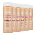 Suave Vanilla Suede Exfoliating Body Wash & Scrub with Glycerin & Vitamin E, Sulfate-Free Hydrating Cleanser for Soft, Smooth Skin, 6 Count, 18 FL OZ EA