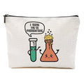 Science Teacher Gifts Funny Makeup Bag Chemistry Gifts Cosmetic Bag for Christmas Thanksgiving Birthday Science Friendship Teacher Appreciation Gifts for Women Daughter Coworker Toiletry Bag