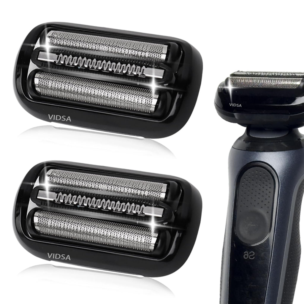 VIDSA Series 5 Series 6 53B Shaver Replacement Head for New Gens S5 S6 Razors, Compatible with 6072cc, 6090cc, 6020s, 6040cs, 6075cc, 5018s, 5049cs, 5035s…(2 Count)