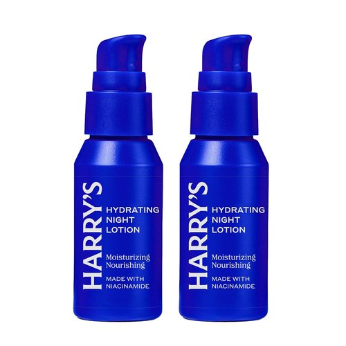 Harry's Hydrating Night Lotion - Lightweight Face Moisturizer, 1.7 Fl Oz | 2-Pack for Radiant Skin