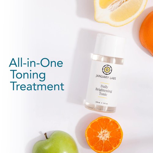 Daily Brightening Tonic, Moisturizing Facial Tonic, Face Toner with Witch Hazel Extract, Hydrating and Detoxifying Toner for Face, 150mL