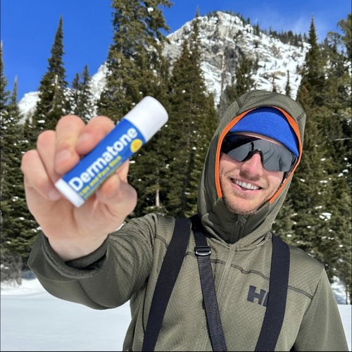 Dermatone Lips and Face Stick Stocking Stuffer | Advanced Skin Protection | SPF30, Moisturizing | Sooth & Replenish | Big Spot Stick 0.5oz