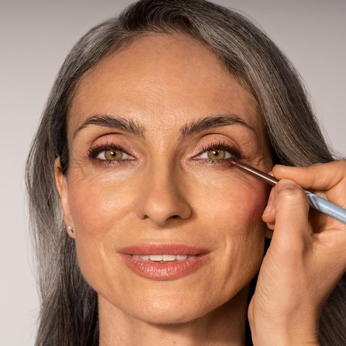 PRIME PROMETICS PrimeEyes Glide Eyeliner - Waterproof, Long-Lasting Gel Crème for Mature Women | Mocha Shimmer