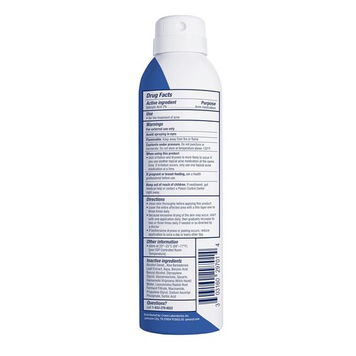 PanOxyl Acne Banishing Body Spray - 2% Salicylic Acid Treatment for Stubborn Breakouts | 6 Oz