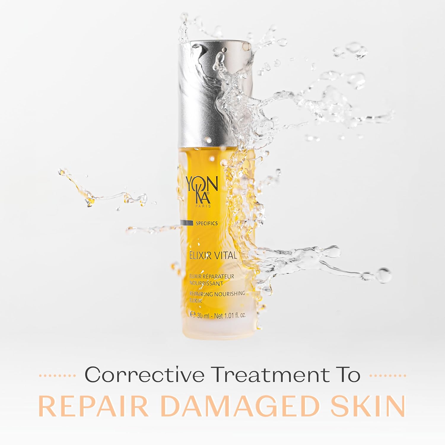 Yon-Ka Elixir Vital Concentrate - Revitalizing Anti-Aging Serum for Moisturized, Remineralized Skin | Paraben-Free | 1.01 fl oz