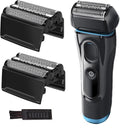 Braun 52B Series 5 Replacement Head - Wet & Dry Foil and Cutter for 5190cc, 5090, 5020 (2 Count)