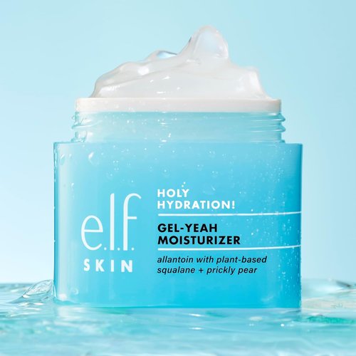 e.l.f. SKIN Holy Hydration! Gel-Yeah Moisturizer - Lightweight, Plumping Formula with Squalane, Vegan & Cruelty-Free