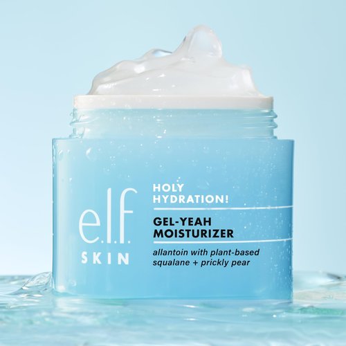 e.l.f. SKIN Holy Hydration! Gel-Yeah Moisturizer, Lightweight Moisturizer For Plump, Hydrated Skin, Infused With Squalane, Vegan & Cruelty-free
