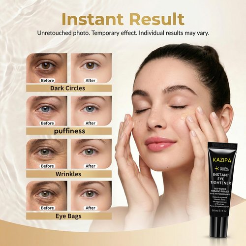 Regine Switzerland Instant Eye Tightener Cream - Firming & Lifting Treatment for Dark Circles, 1 Fl Oz