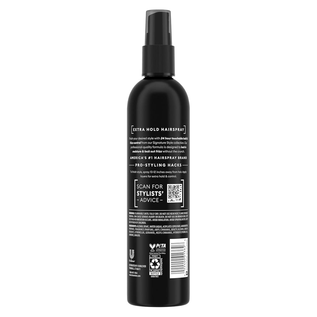 TRESemmé Extra Hold Hairspray - 24-Hour Frizz Control | 10 Fl Oz for All-Day Style