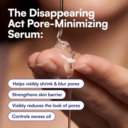 Bliss Disappearing Act Pore-Minimizing Serum - Niacinamide & Green Tea for Smooth Glass Skin - 1 Fl Oz
