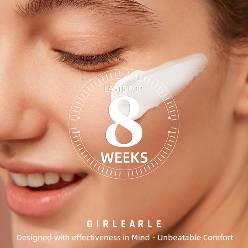 GIRLEARLE 2.5lb Unscented Wax Beads for Hair Removal, Brazilian Bikini Hard Wax for Women Men, Hard Wax beads Perfect for Full Body Legs, Face and Underarms at Home Waxing Beads for Sensitive Skin