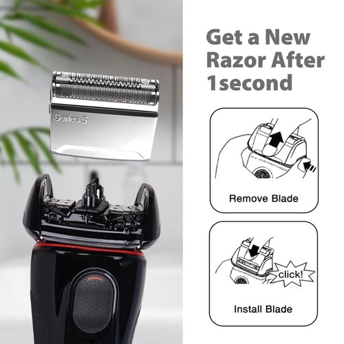52S Series 5 Replacement Shaver Head - Compatible with Series 5 Razor Models | Fits S5 5190cc, 5090, 5020