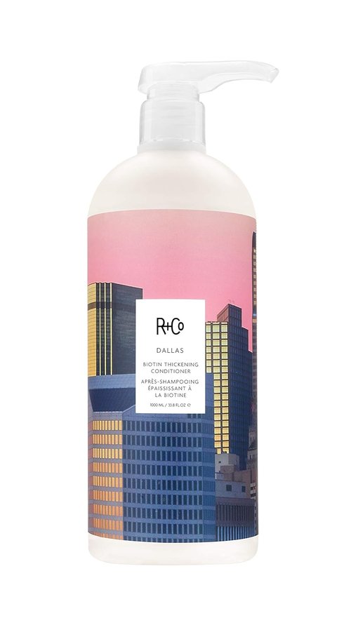 R+Co Dallas Biotin Thickening Conditioner - Weightless Hydration & Shine Enhancement | Vegan & Cruelty-Free