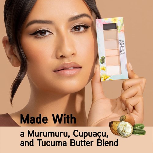 Physicians Formula Matte Monoi Butter Eyeshadow Palette - Natural Blushed Nudes for Sensitive Skin | Hypoallergenic & Nourishing