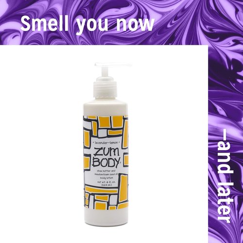 Indigo Wild Zum Body Lotion - Lavender Lemon Scent - Nourishing Hydration - 8 oz