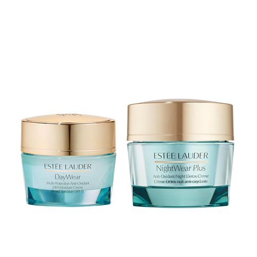 Estée Lauder 24/7 Hydration Duo - Protect & Hydrate with Anti-Oxidant Moisturizers | DayWear SPF 15 & NightWear Plus 1.0 oz & 1.7 oz