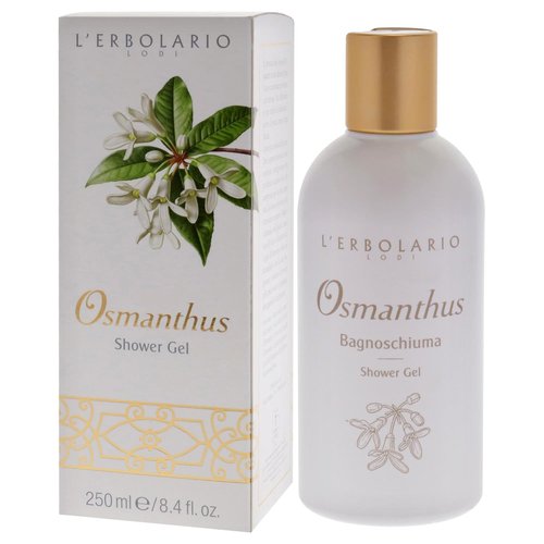 L'Erbolario Shower Gel - Moisturizing Floral Body Wash for Radiant Skin - Osmanthus - 8.4 oz