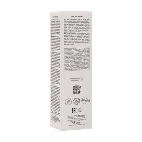 Il Salone Milano Curl Defining Cream - Anti-Frizz & Humidity Protection - Adds Shine & Definition - 6.76 fl oz / 200ml