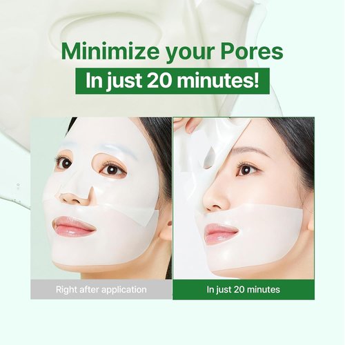 Cicatea Deep Calming Hydrogel Mask - Hydrating & Pore Minimizing with Centella Asiatica | 35g x 4 Pack