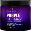 Botanic Hearth Purple Hair Mask - Sulfate & Paraben Free Treatment for Blonde, Silver & Gray Hair | 8 Fl Oz