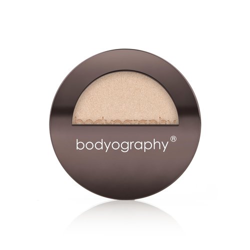Bodyography Highlighter Pressed Powder, From Within | Universal Shade Powder Compact for Face, Eyes & Body | Buildable Wet or Dry Application | Silky, Finely Milled, Long-Wear Glow for All Skin Tones