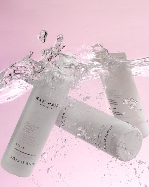 NAK Hair Structure Complex Protein Shampoo 375ml - Strengthening Hair Cleanser