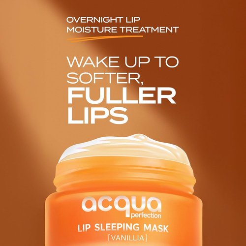 Skiennix Overnight Lip Sleeping Mask - Intense Moisture Treatment with Shea & Murumuru Butter - 8 Hour Hydration for Dry Cracked Lips