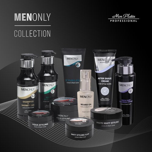 Mon Platin Black Caviar Hair Cream – Leave-In Moisturizer with Jojoba, Avocado & Silicone – Smooth & Shine – 250ml
