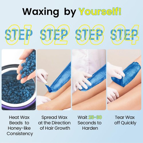 Troyber Hard Wax Beads for Hair Removal, Refill Wax Beans for All Body & Bikini(2.2lb) ﻿