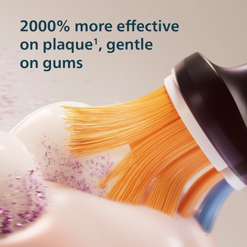 Philips Sonicare DiamondClean Smart 9500 Electric Toothbrush - Sonic Technology, 15 Settings, Travel Case, Black, Model HX9923/11