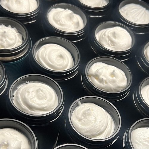 Simply Boujie Whipped Magnesium Tallow Butter 4oz Bedtime Body Balm 100% Grass Fed Tallow Unscented Moisturizer Hydrating Relaxing Balm with Saffron Rosehip Castor Oil Vitamin E