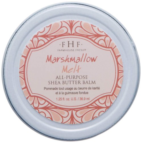 FarmHouse Fresh Marshmallow Melt Shea Butter Balm - Nourishing All-Purpose Moisturizer, 1.25 Fl Oz